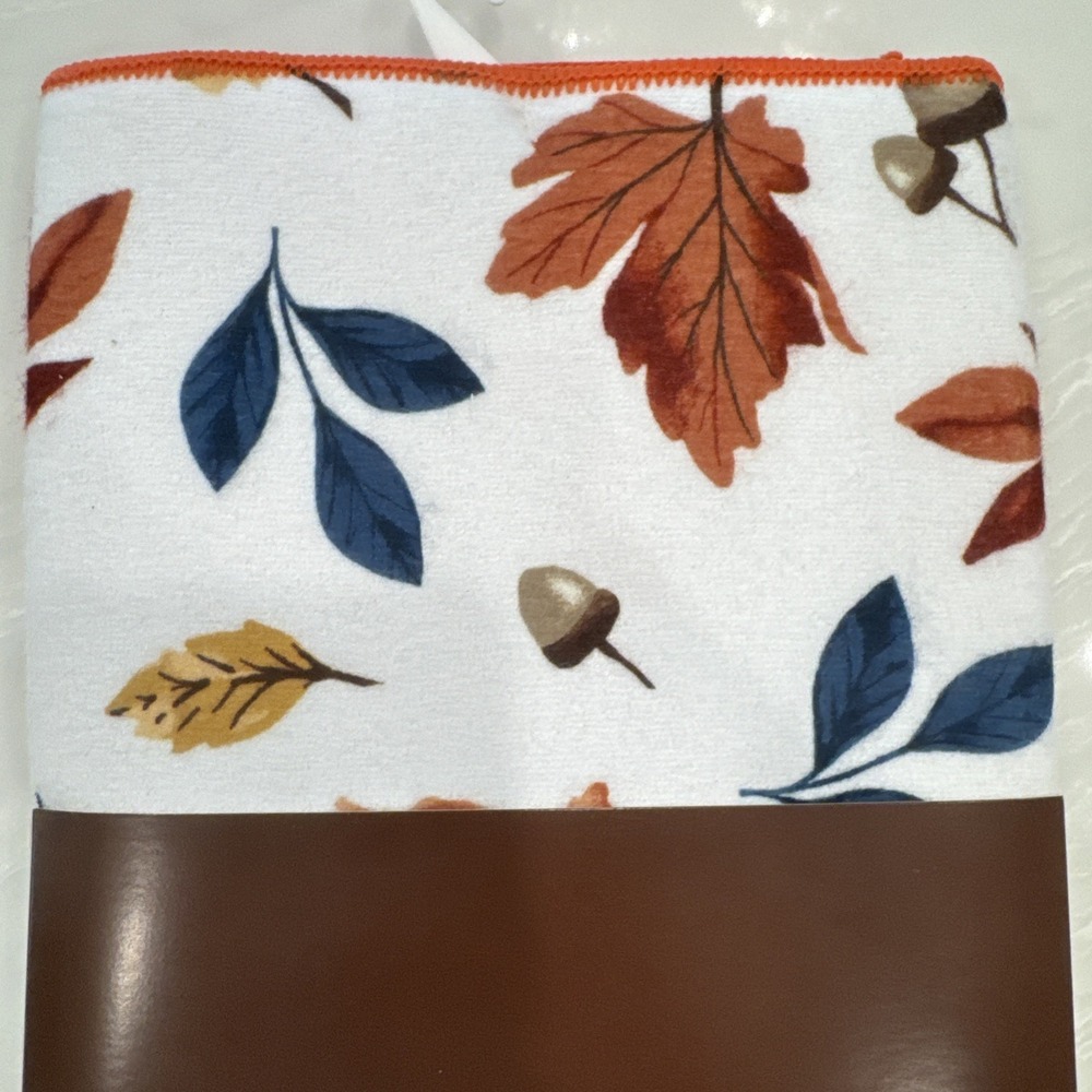 Hobby Lobby Fall Dish Drying Mat 14x21 Leaves Thanksgiving Kitchen NEW - Picture 6 of 8